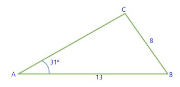 SSA triangle Example