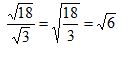 Simplifying Square Roots For Fractions Example