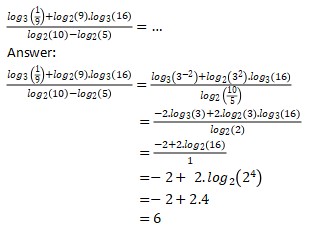 Logarithm Example